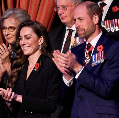 Prince William Was “Solicitous and Protective” of Princess Kate During Remembrance Day Event