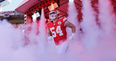 The Chiefs’ Leo Chenal finally had the courage to ask Travis Kelce for his jersey after game-saving FG block