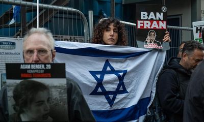 Pro-Israel campaigners protest against UN special rapporteur’s UK visit