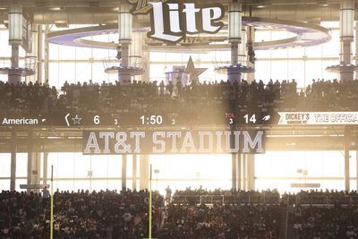 The Cowboys used a shield to block the sun in a press conference after Jerry Jones refused to do so in games