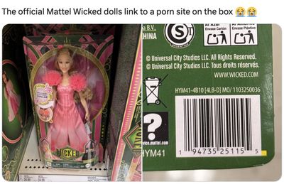 Porn Site Sees Highest Traffic in Over a Decade After Mattel Puts Web Address on 'Wicked' Doll Packaging