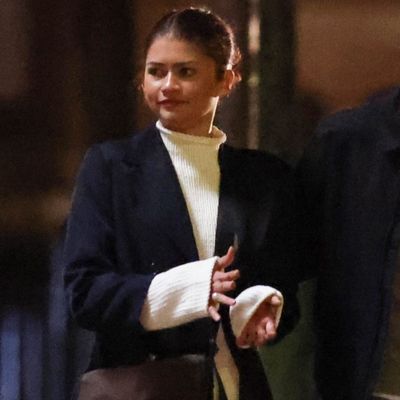 Zendaya and Robert Pattinson Coordinate in Cozy Sweaters on the Set of Their New Movie