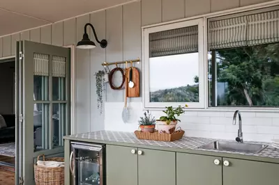 Farmhouse charm: A clever outdoor kitchen renovation for under $10k!