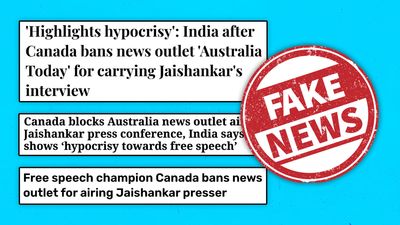 Did Canada really ban Australian news outlet for airing Jaishankar’s statement?