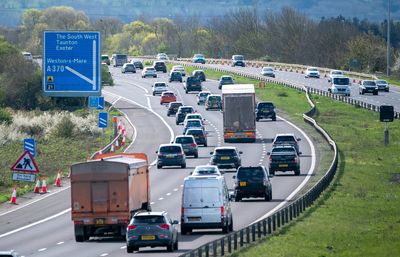 Girl, 17, dies after being hit by car on M5 in Somerset