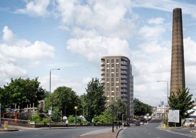 Developers appeal over Woolwich tower block plans that were rejected due to 19th century chimney