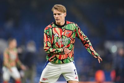 Arsenal captain Martin Odegaard back in London after being ruled out for Norway