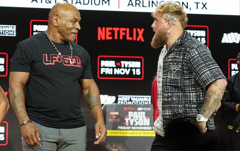 Mike tyson vs jake paul card