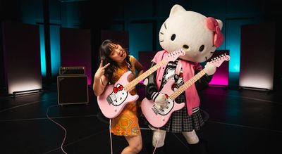 “It’s about more than just a guitar – this is about giving players a platform to express their individuality”: Fender celebrates 50 years of Hello Kitty with super-kawaii Squier Strat, fuzz pedal and collectible accessories