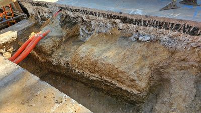 Section of 2,000-year-old Roman road discovered under Old Kent Road