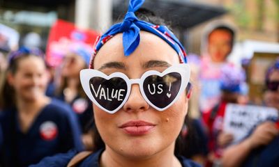 ‘Very clearly gendered’: furious NSW nurses and midwives reject pay rise deal amid 24-hour strike