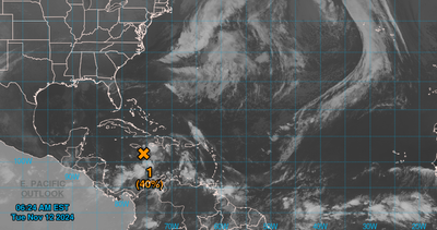 Tropical system brewing in the Caribbean now is forecast to hit the US. Here is its new projected path