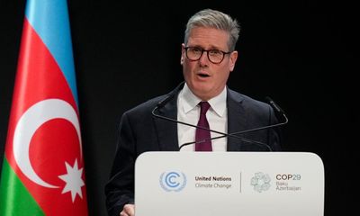 Jet-setting Starmer graces Cop29 with bold claims and few plans