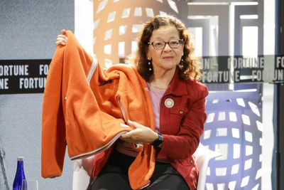 Biorecycling CEO displays a jacket made from pollution but says people still don’t believe it's real or even possible