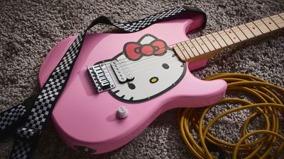 "It’s fair to say that the design of this model will divide people, but what isn’t up for debate is this Strat’s build quality": Squier Limited Edition Hello Kitty Stratocaster review