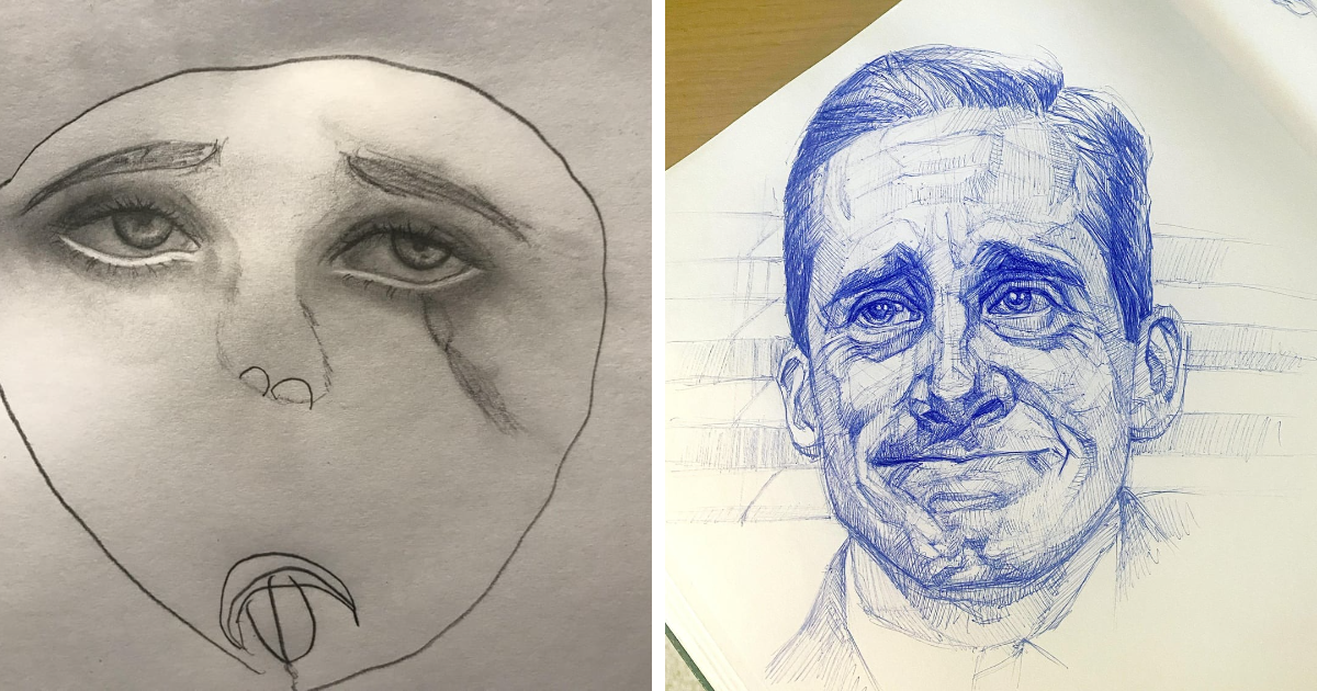 40 Hand Drawn Sketches That Vary From Absolutely