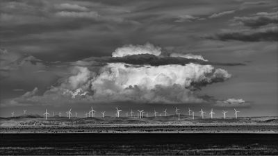 This photo won $200,000: picture of wind farm under a dramatic sky takes top dollars in HIPA contest