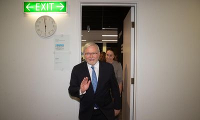 Senior Trump adviser suggests Rudd’s time as US ambassador could be up with hourglass gif