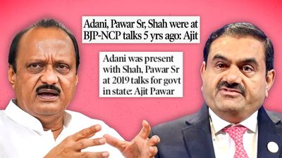 Ajit Pawar said Adani attended BJP-NCP talks: Did it make front pages?