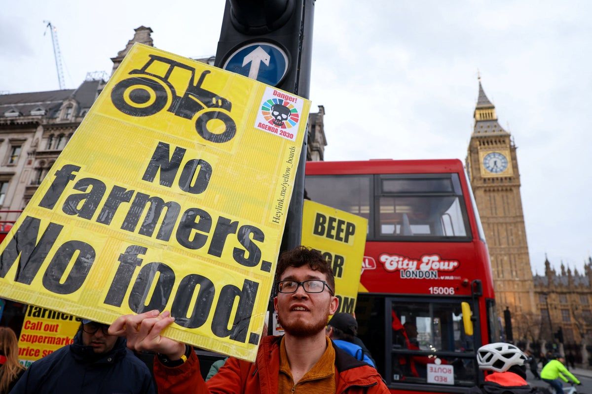 Farmers’ ‘tractor tax’ protest move to new location…