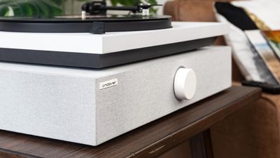 Love vinyl but don't have space for an amp and speakers? SpinBase 2 could be the solution