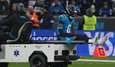 Report: Panthers RB Miles Sanders ‘could miss a little time’ with foot/ankle injury