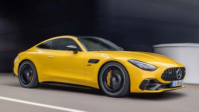 The Mercedes-AMG GT43 Coupe Is a Pricey Four-Cylinder Sports Car