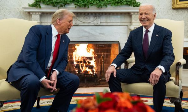 ‘Donald, congratulations’: Biden plays nice as Trump returns to White House