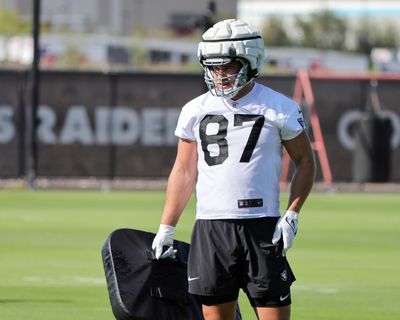 Raiders TE Michael Mayer discusses return from NFI absence: ‘I’m on my feet again’