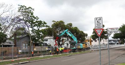 Donald Street water works bring traffic to a crawl but continue on schedule