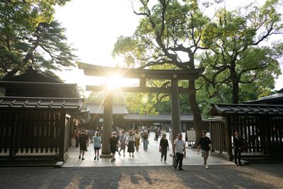 Japanese police arrest US man for allegedly scratching letters into shrine