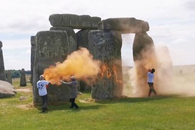 Two charged over Stonehenge Just Stop Oil protest