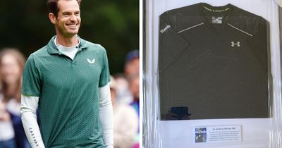 Andy Murray donates signed match shirt to Dunblane institution's fundraiser