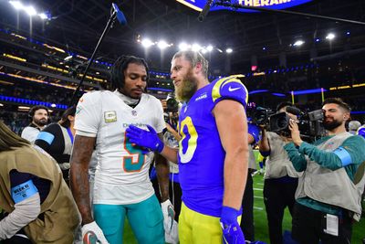 Watch: Cameras catch Cooper Kupp’s postgame chat with Jalen Ramsey