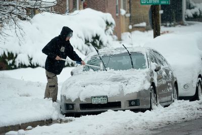 Residents in several states are walloped with winter weather and are warned about dangers when traveling