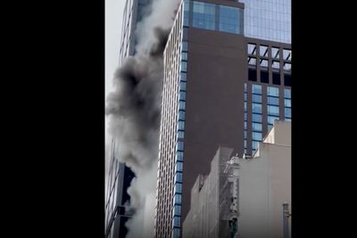 Smoke pours from 44-story New York City skyscraper after reported fire