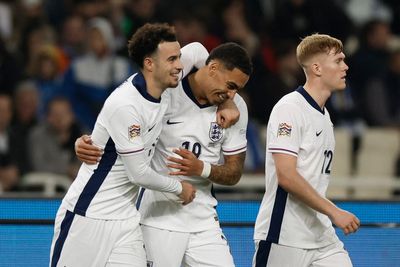 Greece 0-3 England: Curtis Jones scores superb goal on debut as Three Lions go top of Nations League group