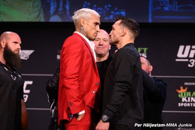 UFC 309 full press conference faceoffs video: Charles Oliveira vs. Michael Chandler 2, more