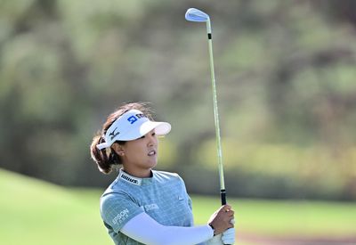 This LPGA player made her third ace of the season, co-leads at The Annika