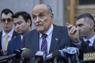 Rudy Giuliani's Lawyers Seek To Withdraw Amid Defamation Judgment