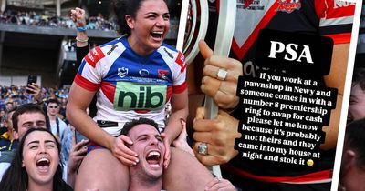 Stolen NRLW premiership ring recovered by police, two men charged