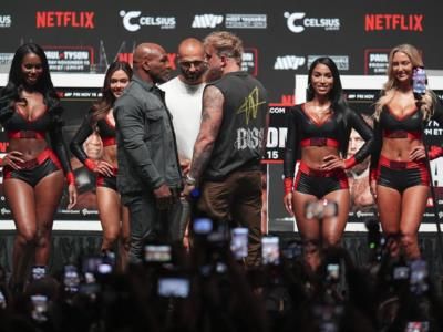 Mike Tyson And Jake Paul Clash At Weigh-In