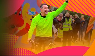 Paddy McGuinness in tears as he completes epic Children In Need bike ride and raises £7.5million