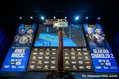 Video: UFC 309 ceremonial weigh-ins live stream on MMA Junkie