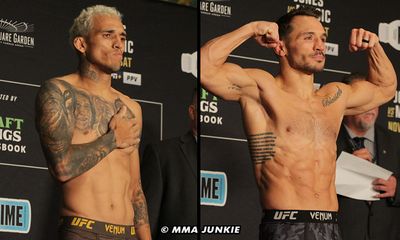 UFC 309 weigh-in video: Charles Oliveira, Michael Chandler set for rematch