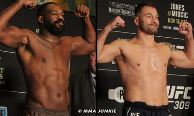 UFC 309 weigh-in video: Jon Jones, Stipe Miocic set for title bout