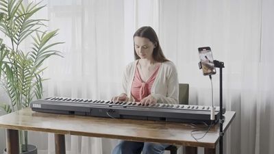 Korg’s PianoRec gives you a simple way to make high-quality recordings of your digital piano, and the built-in mic means that you can capture your voice, too