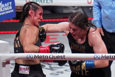 Katie Taylor controversially beats cut Amanda Serrano to retain undisputed light-welterweight crown