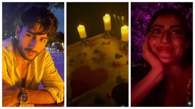 Did Ibrahim Ali Khan CONFIRM his relationship with Palak Tiwai with these romantic photos? - Pics Inside