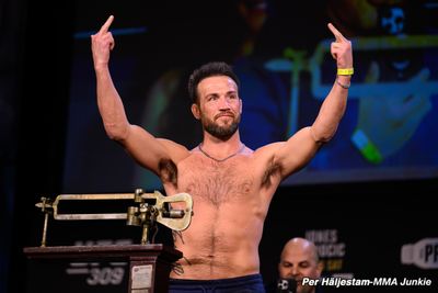 Photos: UFC 309 ceremonial weigh-ins and faceoffs